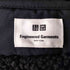 ユニクロ UNIQLO フリース ノーカラー コート メンズ JPN:L