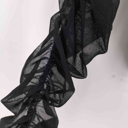 エーアイシー AIC. ぼかしドットチュールギャザートップス レディース ONE SIZE