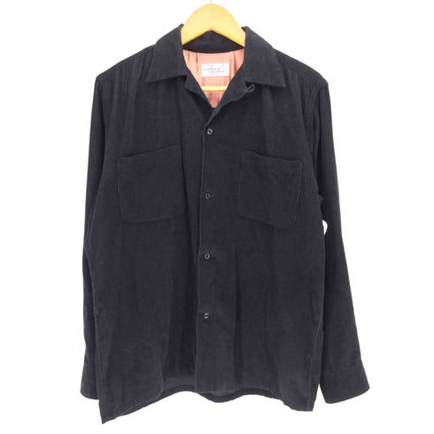 LOSFELIZ 細畝 コーデュロイ オープンカラー L/S シャツ メンズ import:M