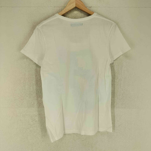 ナノユニバースグラウンドフロア nano universe GROUNDFLOOR ガールプリント UネックTシャツ メンズ JPN:M