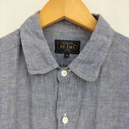 ビームスプラス BEAMS+ リネン混 シャンブレーシャツ メンズ import:M