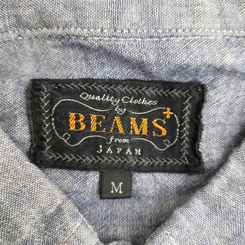 ビームスプラス BEAMS+ リネン混 シャンブレーシャツ メンズ import:M
