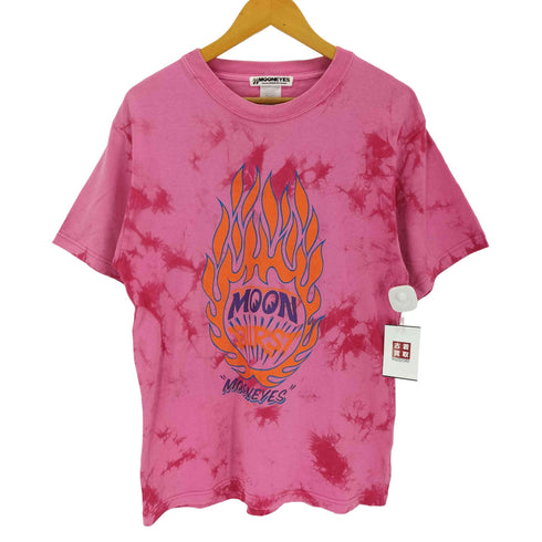 ムーンイクイップド MOON Equipped タイダイ フレイムプリント クルーネックTシャツ メンズ JPN:L