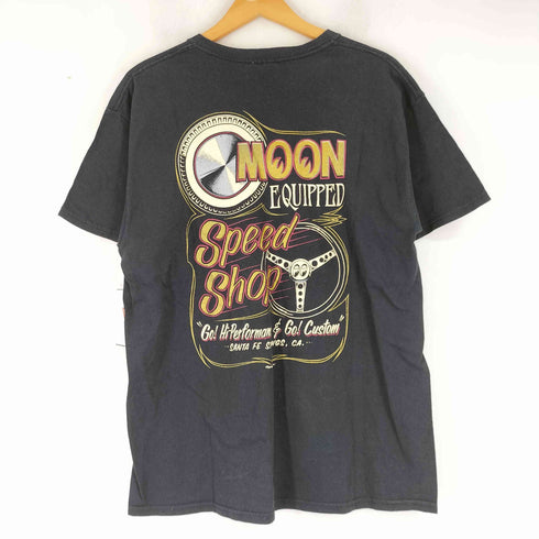 ムーンイクイップド MOON Equipped 両面プリント クルーネックTシャツ メンズ JPN:L