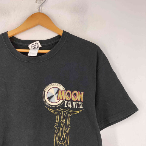 ムーンイクイップド MOON Equipped 両面プリント クルーネックTシャツ メンズ JPN:L