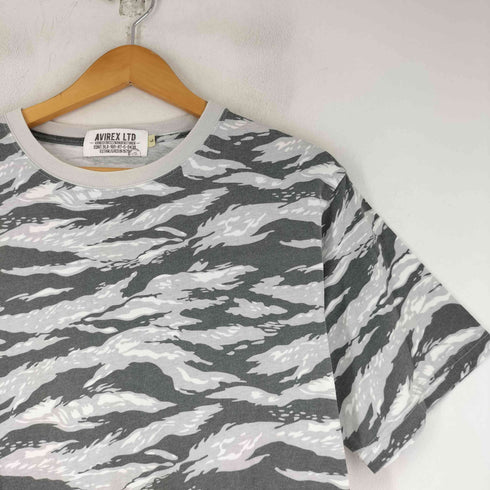 アヴィレックス AVIREX カモフラ クルーネックTシャツ メンズ JPN:L