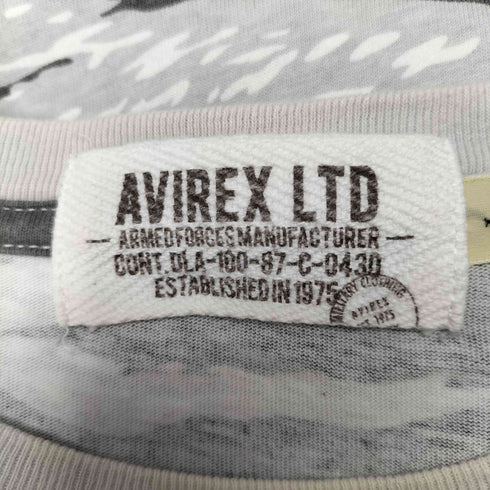 アヴィレックス AVIREX カモフラ クルーネックTシャツ メンズ JPN:L