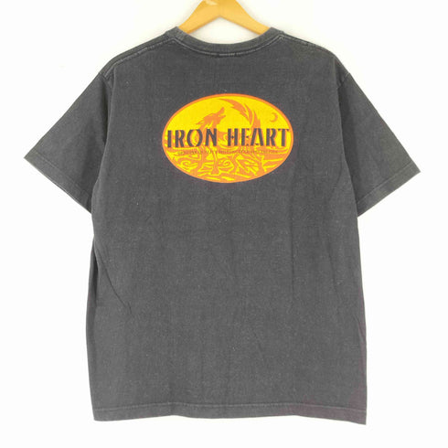 IRON HEART ロゴプリントクルーネックTシャツ メンズ JPN:L