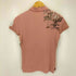 ラルフローレン RALPH LAUREN THE SKINNY POLO フラワーデザイン 半袖 ポロシャツ レディース import:S