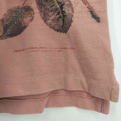ラルフローレン RALPH LAUREN THE SKINNY POLO フラワーデザイン 半袖 ポロシャツ レディース import:S