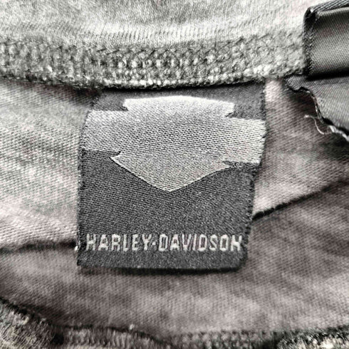 ハーレーダビッドソン HARLEY-DAVIDSON ガーメントダイ ヘンリーネックカットソー メンズ JPN:L