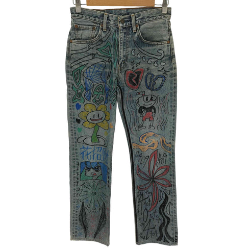 リーバイス Levis 502 ペイント加工 メンズ W9/L34