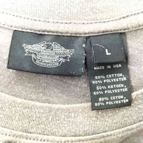 ハーレーダビッドソン HARLEY-DAVIDSON MADE IN USA ロゴTシャツ メンズ JPN:L