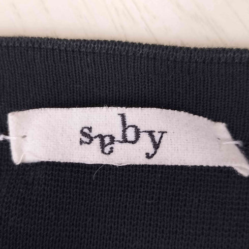サバイ saby ボートネック ボーダー ニット メンズ