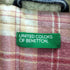 ユナイテッドカラーズオブベネトン UNITED COLORS OF BENETTON 裏地チェック デニムボアジャケット メンズ JPN:M