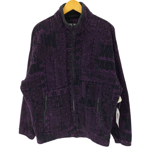 ジャックウルフスキン JACK WOLFSKIN POLARSYSTEM 総柄 フリース ジャケット メンズ JPN:XL