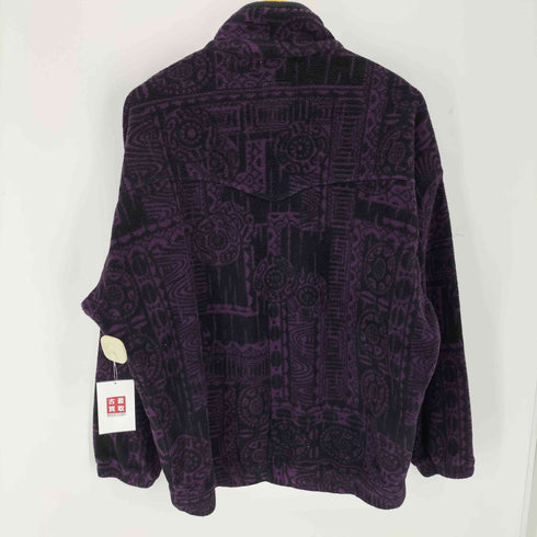 ジャックウルフスキン JACK WOLFSKIN POLARSYSTEM 総柄 フリース ジャケット メンズ JPN:XL