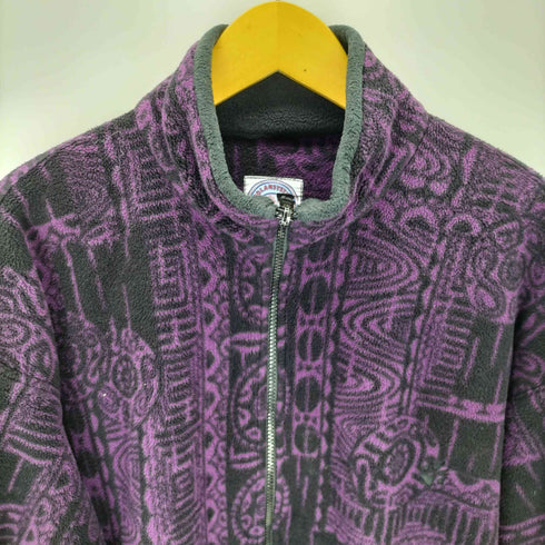 ジャックウルフスキン JACK WOLFSKIN POLARSYSTEM 総柄 フリース ジャケット メンズ JPN:XL