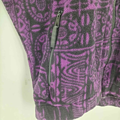ジャックウルフスキン JACK WOLFSKIN POLARSYSTEM 総柄 フリース ジャケット メンズ JPN:XL