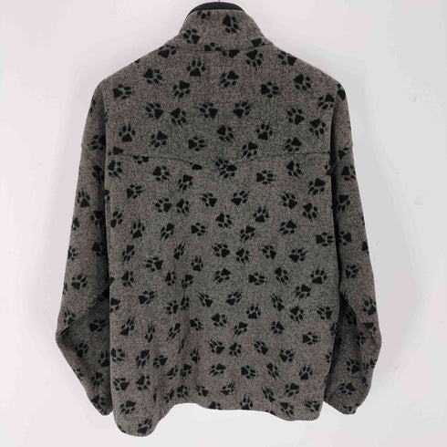 ジャックウルフスキン JACK WOLFSKIN POLARSYSTEM 総柄 フリース ジャケット メンズ import:L
