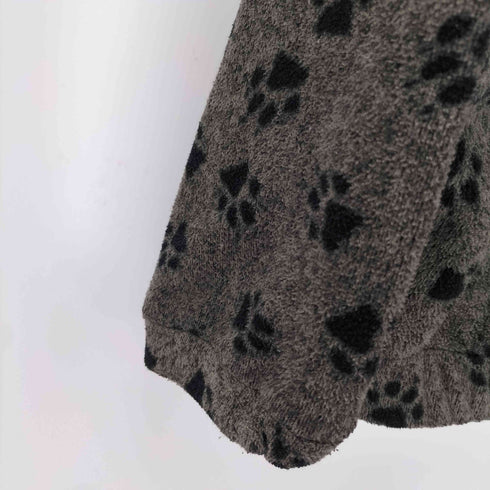 ジャックウルフスキン JACK WOLFSKIN POLARSYSTEM 総柄 フリース ジャケット メンズ import:L