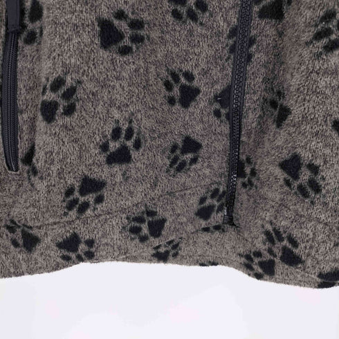 ジャックウルフスキン JACK WOLFSKIN POLARSYSTEM 総柄 フリース ジャケット メンズ import:L
