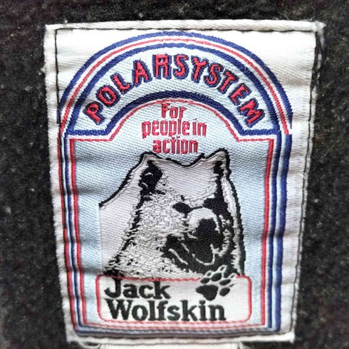 ジャックウルフスキン JACK WOLFSKIN POLARSYSTEM 総柄 フリース ジャケット メンズ import:L