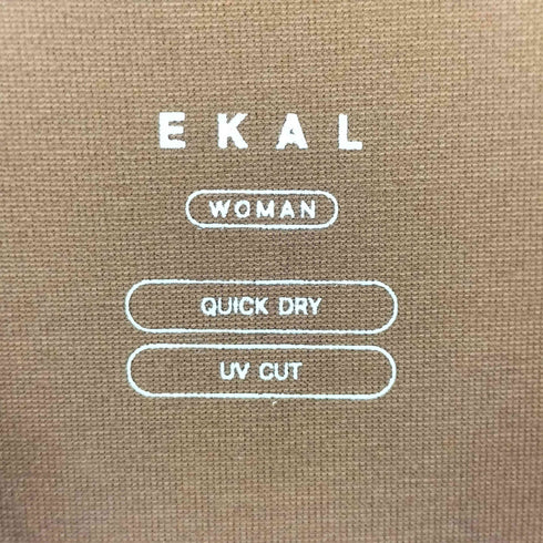 エカル EKAL 吸水速乾/UVカット DRY OUT SLEEVLESS ONE ドライ アウト スリーブレス ワン ノースリーブ カットソー ワンピース レディース FREE