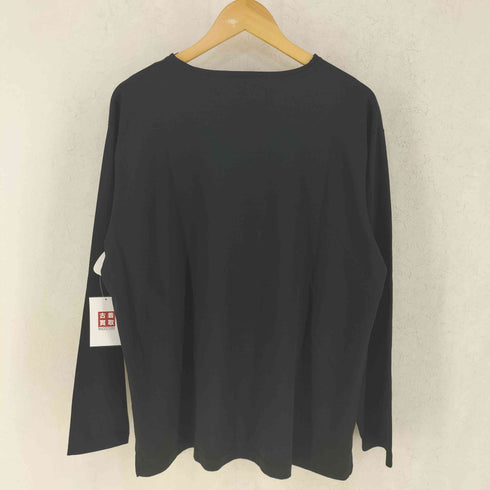 ナノユニバース NANO universe モクロディ ボートネック サイドスリット Tシャツ メンズ L