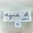 アニエスベー agnes b. サンライズ期 白タグ コットンシャツ レディース JPN:36