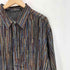ステイシーアダムス STACY ADAMS 90-00S 総柄 マルチカラー L/S シャツ メンズ 2XL