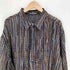 ステイシーアダムス STACY ADAMS 90-00S 総柄 マルチカラー L/S シャツ メンズ 2XL