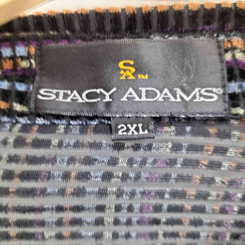 ステイシーアダムス STACY ADAMS 90-00S 総柄 マルチカラー L/S シャツ メンズ 2XL