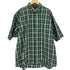 ラングラー Wrangler WRIKLE RESIST タータンチェック S/S ボタンダウン シャツ メンズ 3XL