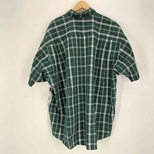 ラングラー Wrangler WRIKLE RESIST タータンチェック S/S ボタンダウン シャツ メンズ 3XL