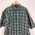ラングラー Wrangler WRIKLE RESIST タータンチェック S/S ボタンダウン シャツ メンズ 3XL