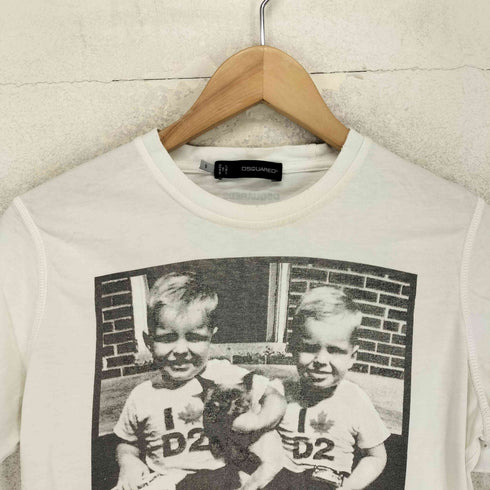 ディースクエアード DSQUARED2 フォト プリント 半袖 Tシャツ メンズ S