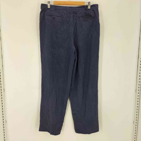 パパス papas PAPASISLAND シルク100 ツータック ワイドスラックス メンズ JPN:XL