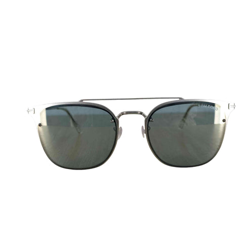 トムフォード TOM FORD メタルフレーム スクエア・ボイ型 カラーレンズ サングラス メンズ 56□20