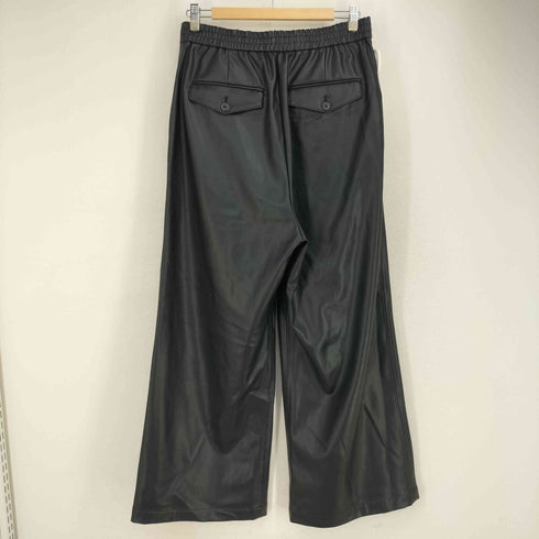ザラ ZARA フェイクレザーワイドパンツ メンズ JPN:S
