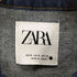ザラ ZARA ウエスト ドローコード ステッチ デニム ジャケット レディース JPN:S