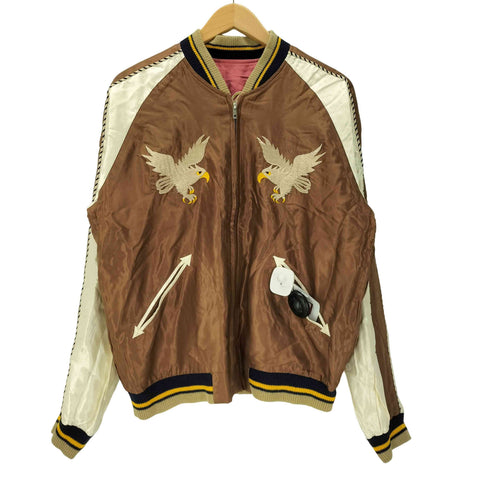 テイラートウヨウ TAILOR TOYO テーラー東洋 13AW マップ 笹虎 Reversible satin souvenir jacket リバーシブル サテン スーベニア ジャケット スカジャン メンズ JPN:M