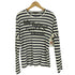 コムデギャルソン COMME des GARCONS MY ENERGYcomes fromFREEDOM 文字プリント クルーネック L/S ボーダー Tシャツ レディース JPN:S