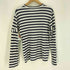 コムデギャルソン COMME des GARCONS MY ENERGYcomes fromFREEDOM 文字プリント クルーネック L/S ボーダー Tシャツ レディース JPN:S