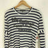 コムデギャルソン COMME des GARCONS MY ENERGYcomes fromFREEDOM 文字プリント クルーネック L/S ボーダー Tシャツ レディース JPN:S