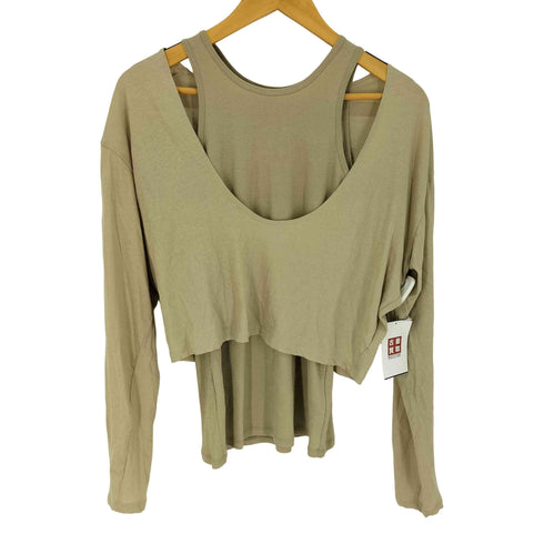 プラージュ PLAGE FRESCA TWIN レイヤード トップス レディース