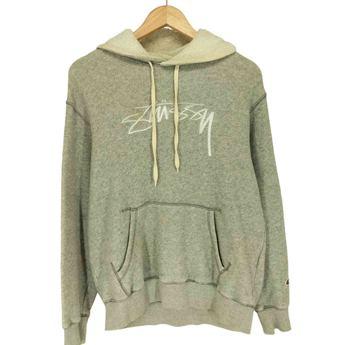 ステューシー Stussy ロゴ センター刺繍 長袖 パーカー メンズ M