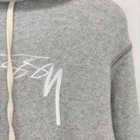 ステューシー Stussy ロゴ センター刺繍 長袖 パーカー メンズ M