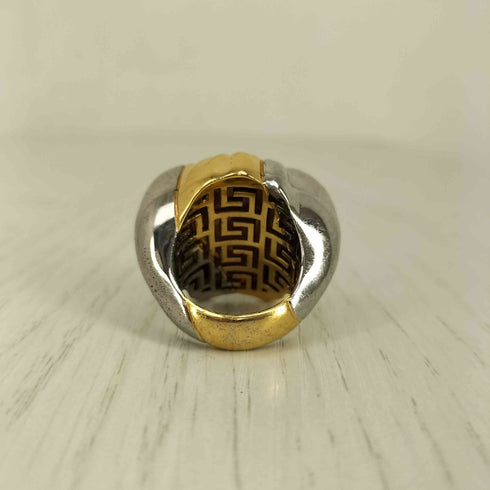 ヴェルサーチ VERSACE イタリア製 メデューサヘッド リング メンズ