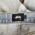 ステューシー Stussy ブリーチ加工 ワイド デニム パンツ メンズ 34